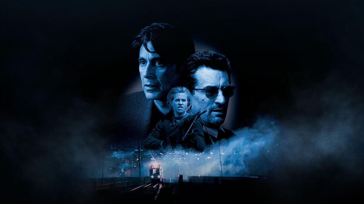 Heat 1995 Al Pacino Robert De Niro Netflix October 2026 movie artwork