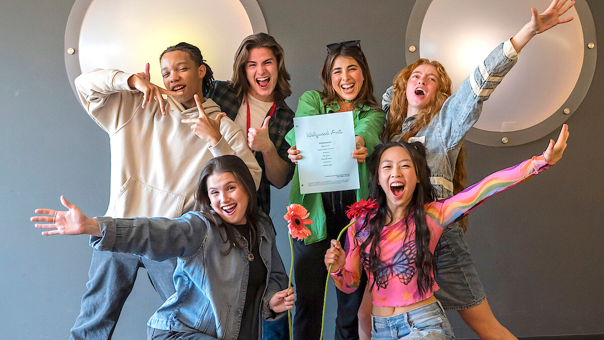 Hollywood Arts 2026 Netflix cast Daniella Monet Trina Vega and students