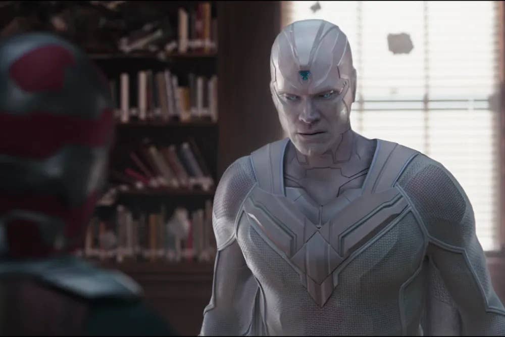 White Vision in VisionQuest 2026 Marvel Disney Plus