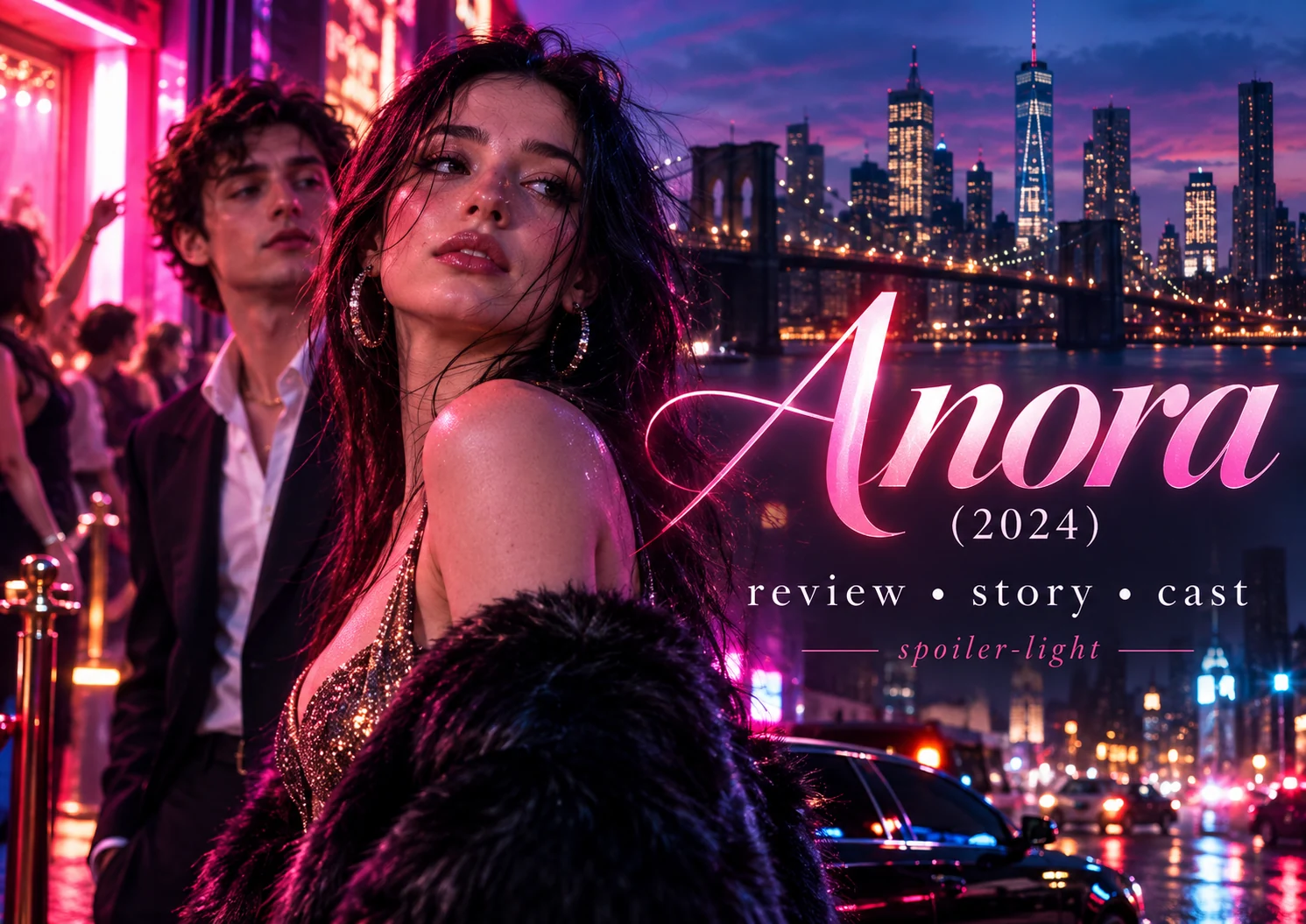 Anora (2024) official movie poster — NEON