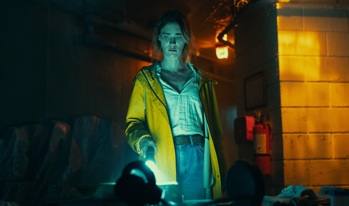Below 2026 Netflix thriller: fisherman aboard a boat in the North Atlantic, official series still