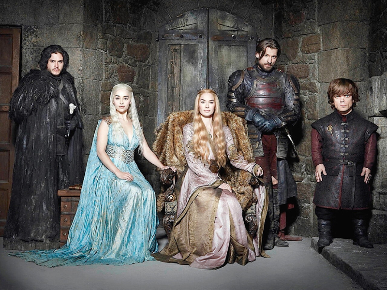 Игра престолов — герои семей Старков, Ланнистеров и Таргариенов в промокадре HBO