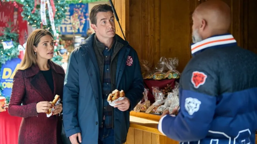 Holiday Touchdown: A Bears Love Story (2026) — official Hallmark movie publicity image
