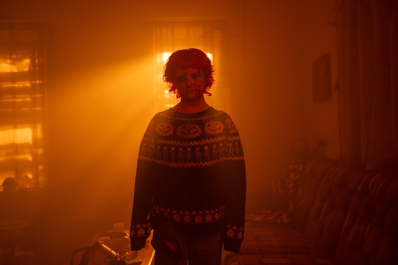 Hallowarrior (2026) Shudder horror film — Milly Shapiro as Pumpkin