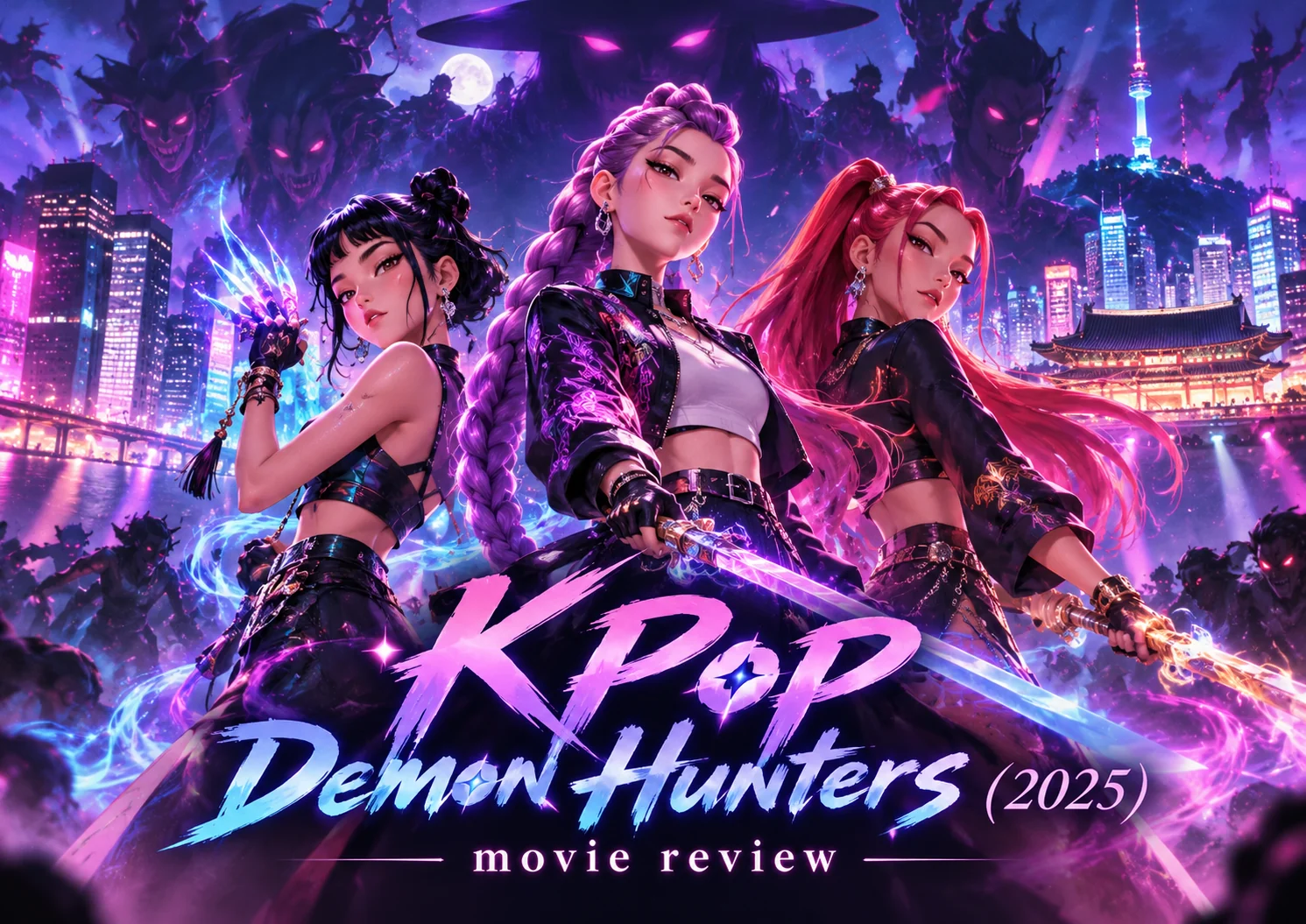 KPop Demon Hunters 2025 — official Sony Pictures Imageworks film artwork EN review