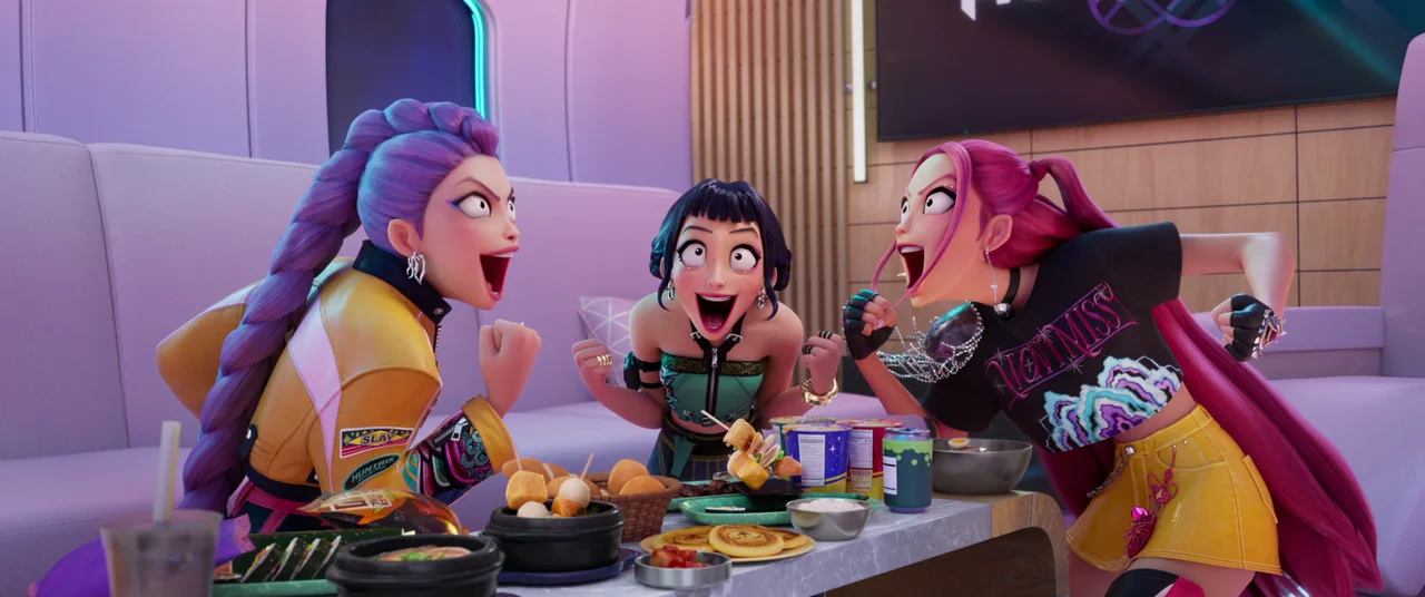 KPop Demon Hunters 2025 animated musical action — original film still from Sony Pictures Imageworks
