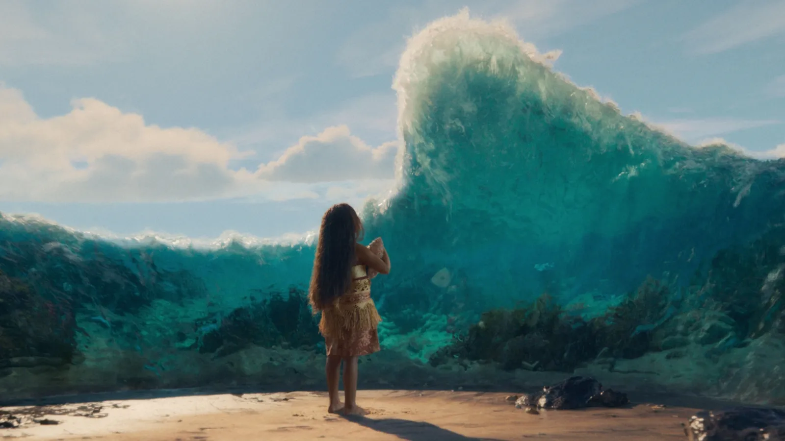 Моана (2026) — остров Мотунуи и бескрайний океан в приключенческом фильме Disney