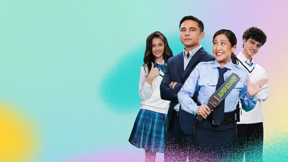 Mommy Guard cast artwork showing Jolina Magdangal as school guard Tina