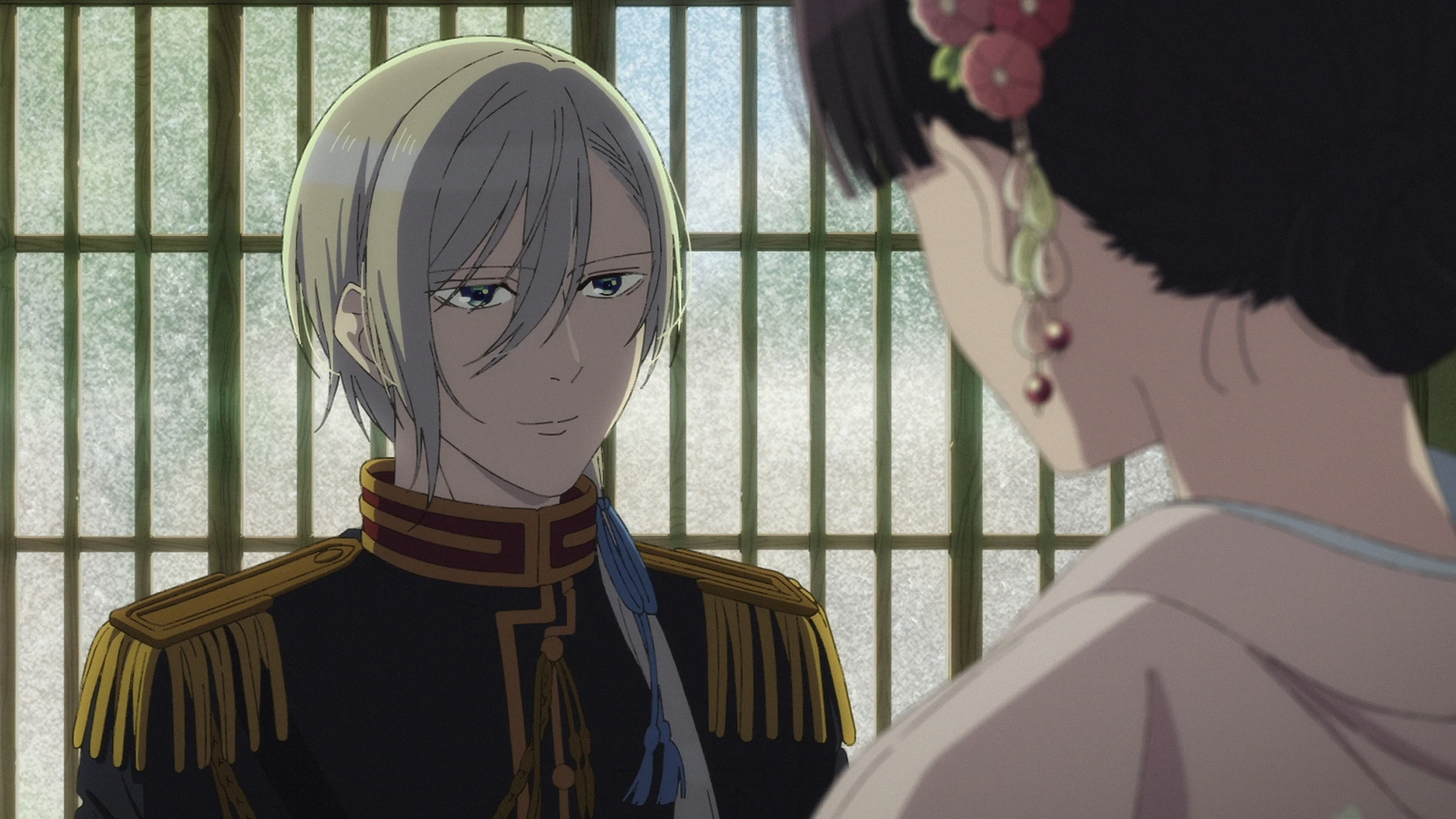 Kiyoka Kudo facing Miyo in My Happy Marriage special episodes