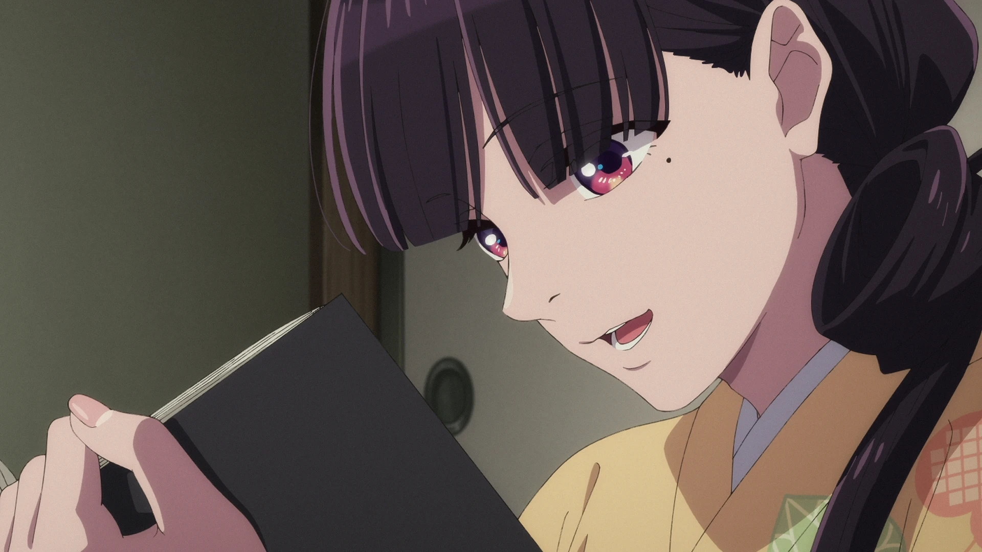 Miyo Saimori smiling in the 2026 My Happy Marriage special episodes