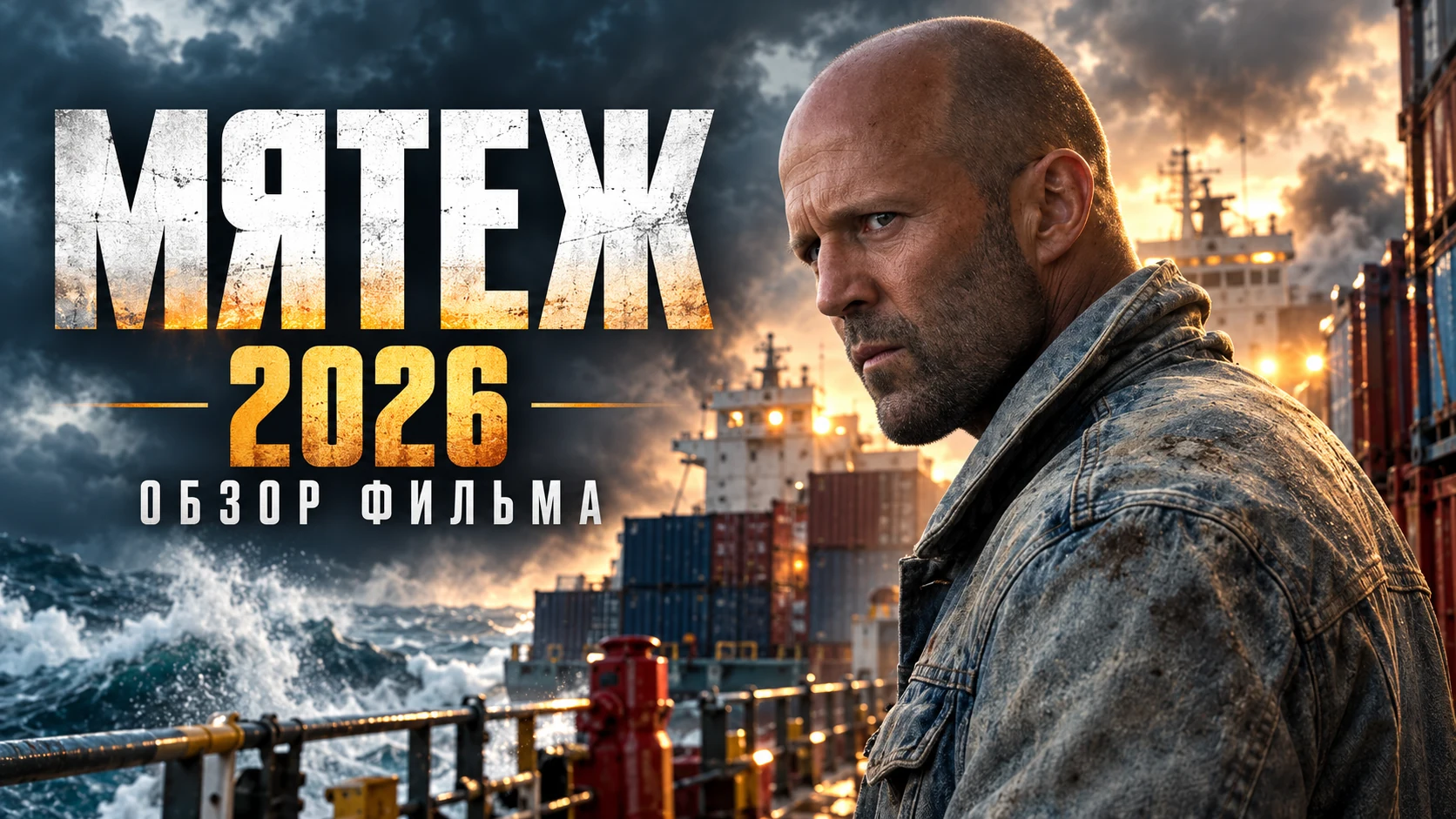 Мятеж 2026 — иллюстрация с Джейсоном Стэйтемом на фоне грузового корабля