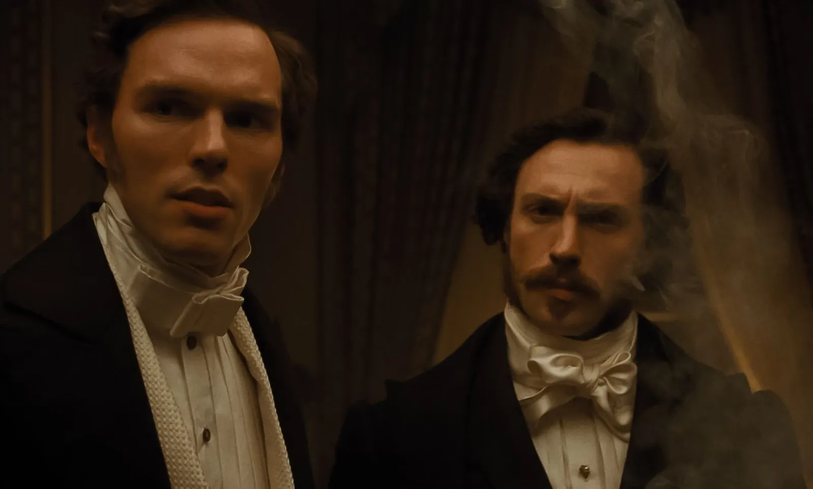 Nicholas Hoult and Aaron Taylor-Johnson in Nosferatu (2024) official Focus Features image