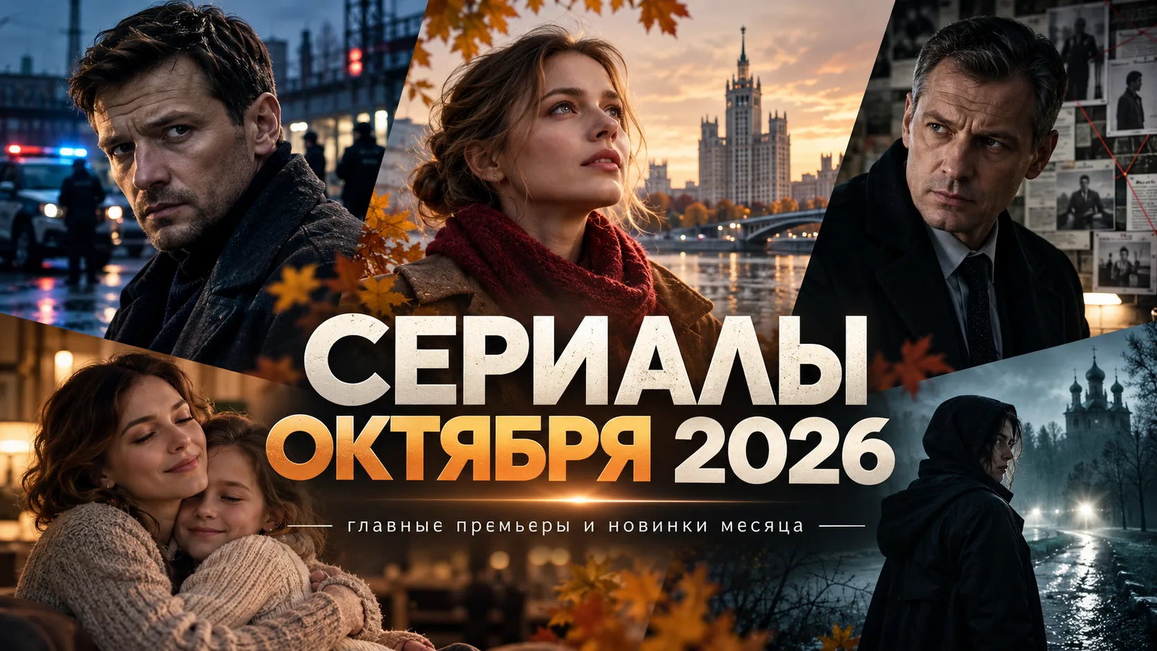 Новые русские сериалы 2026 — главные премьеры октября