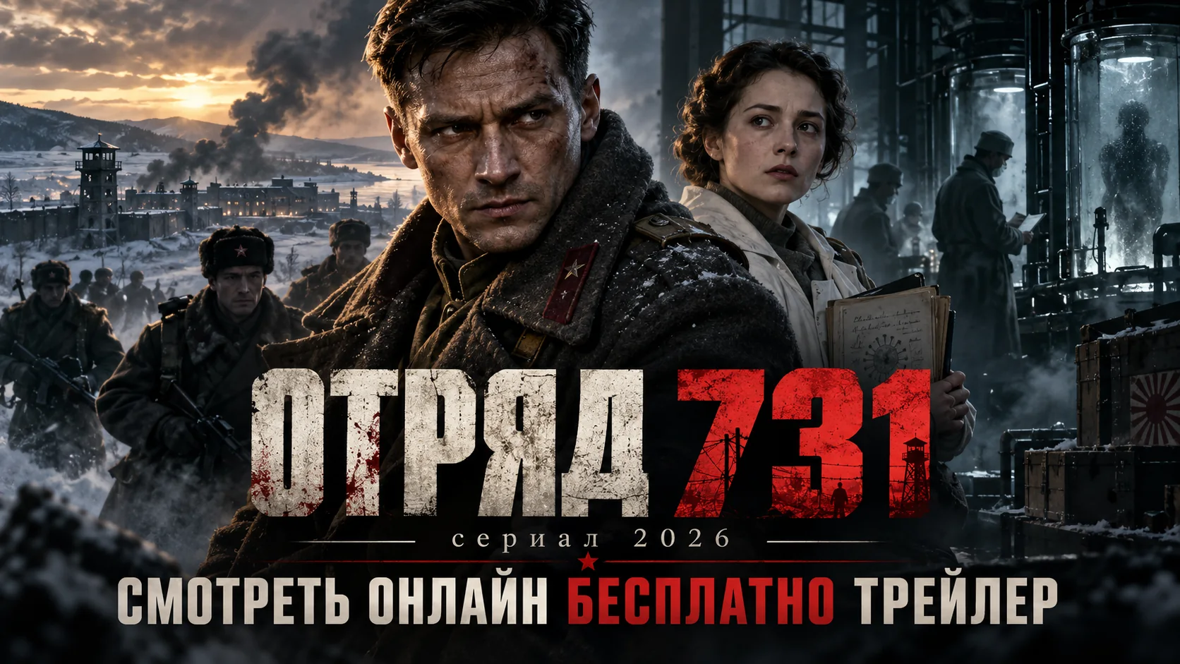 Отряд 731 сериал 2026 — смотреть трейлер онлайн, сюжет и актёры