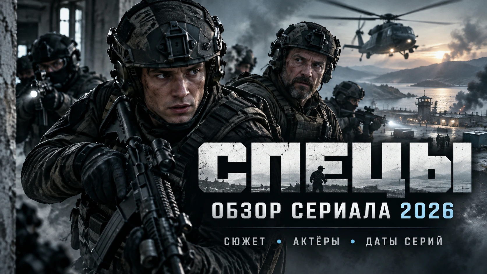 Спецы (2026) — бойцы отряда в экипировке, кадр российского сериала