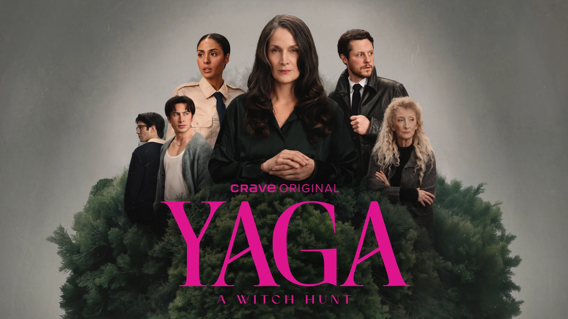 YAGA (2026) — Carrie-Anne Moss, Noah Reid, Clark Backo and the cast in official key art