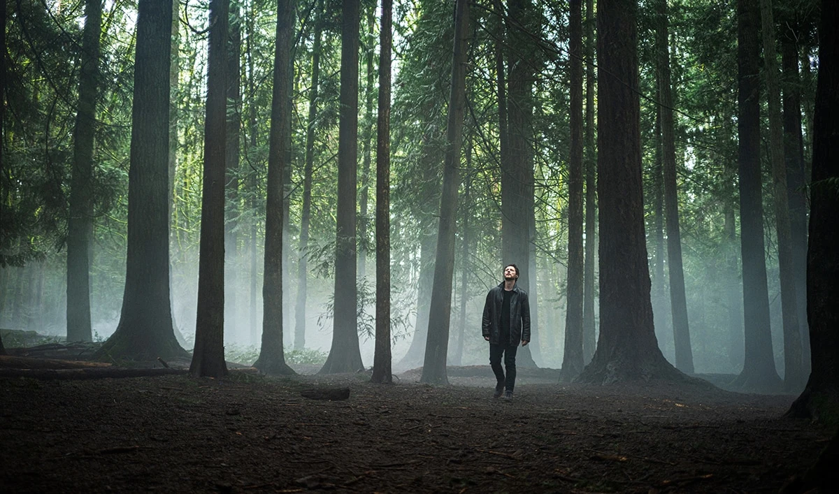 YAGA (2026) — a lone figure in the misty forest